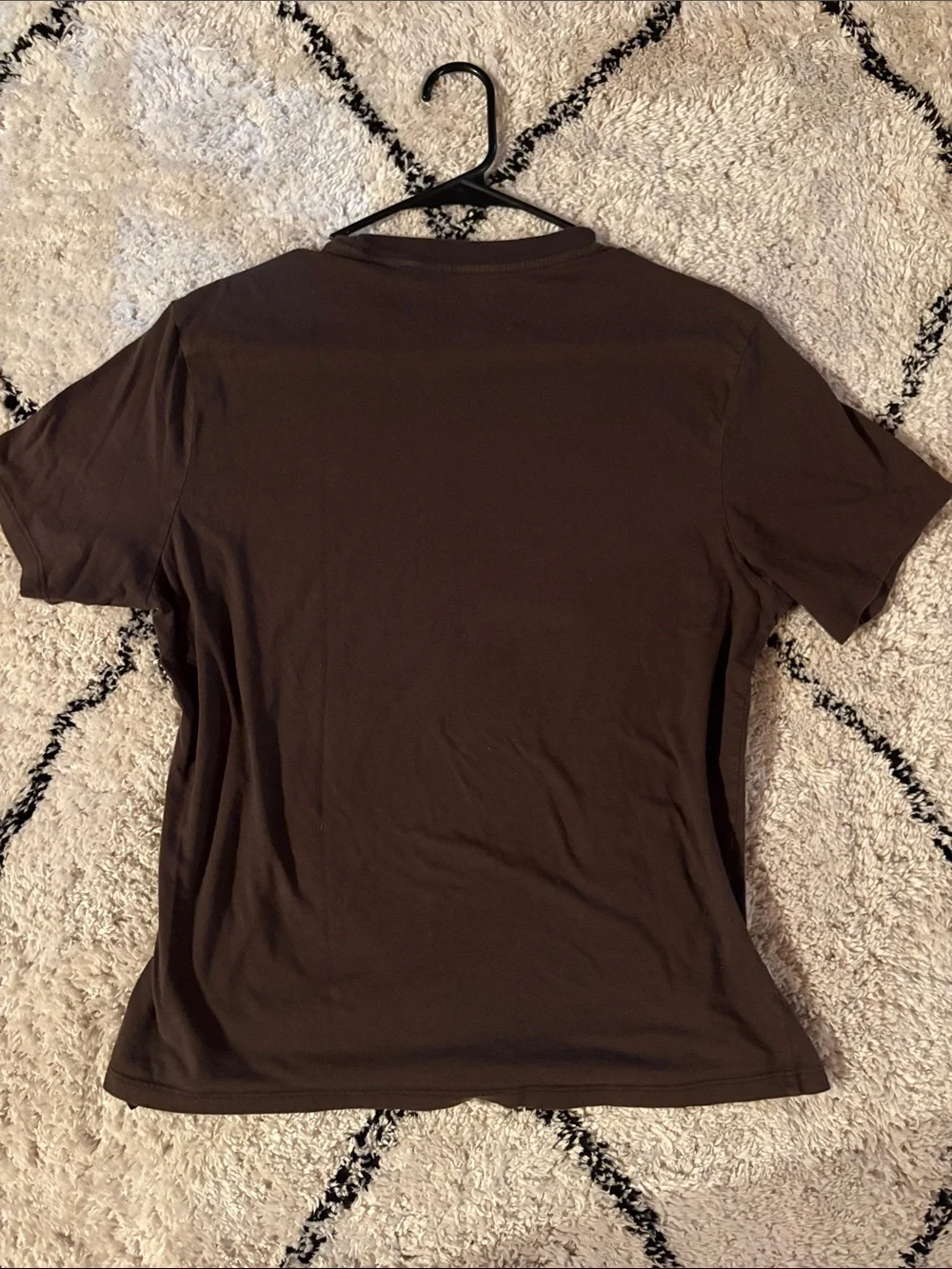 Guess Factory Quinton Floral Triangle Logo Tee Brown Mens Medium - Picture 4 of 6